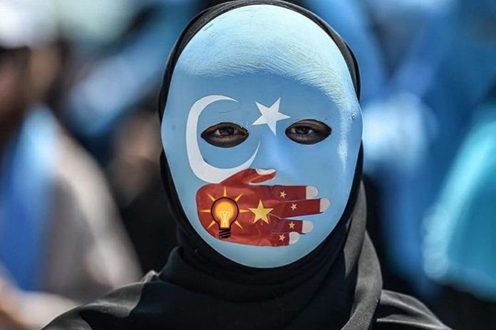 uygur zulmüne akp sağır tr724 manşet