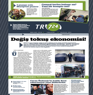 Tr724 | 24 Aralık 2019 Salı 1.SAYFA Tr724 | 24 Aralık 2019 Salı 1.SAYFA