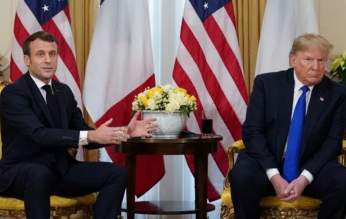 macron, trump