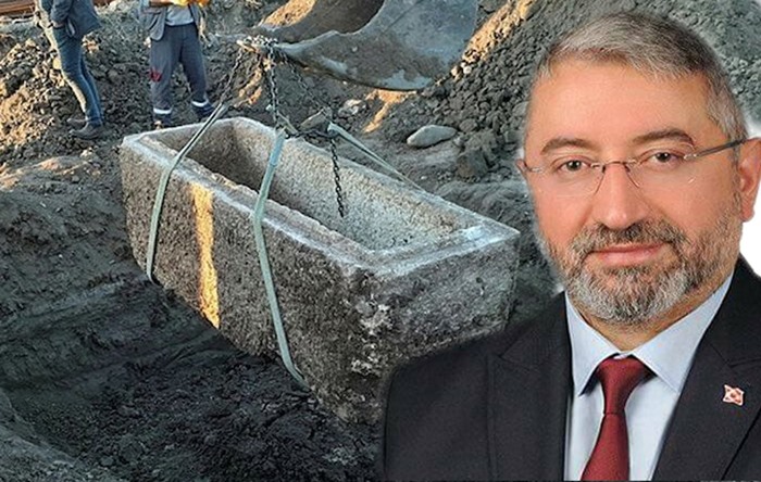 2000 yıllık lahit ve altınları ‘Ne yapalım?’ sorusuna AKP’li başkanın cevabı: “Çaktırmadan götürün”