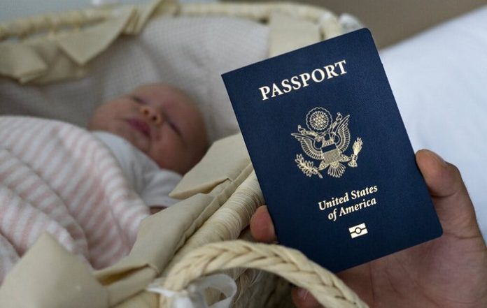abd, bebek, pasaport