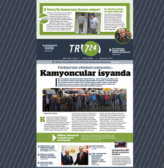 Tr724 | 09 Ocak 2020 Perşembe 1.SAYFA