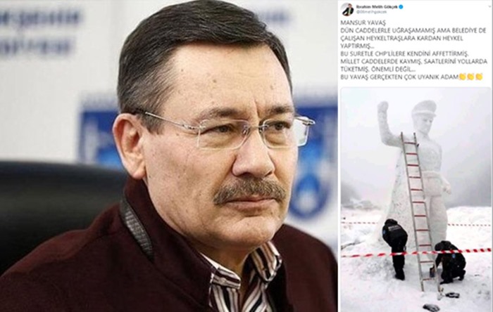 Melih Gökçek ‘Ankara’ diye paylaştı, Rize çıktı