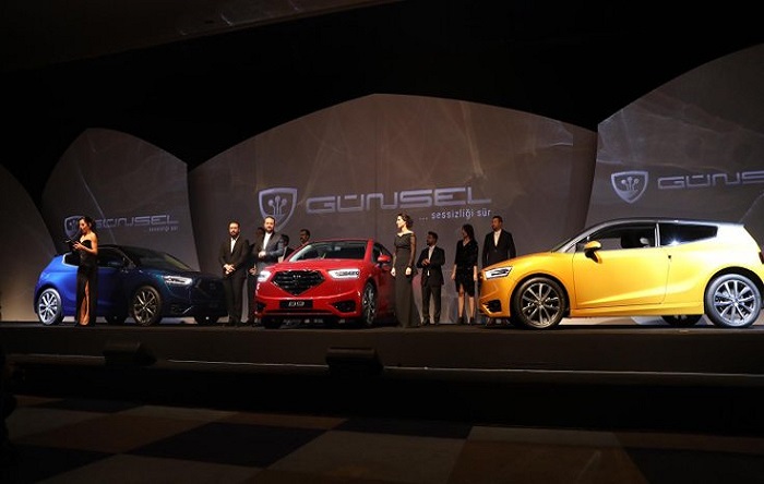 Yavru vatanın yerli otomobili ‘GÜNSEL’ görücüye çıktı