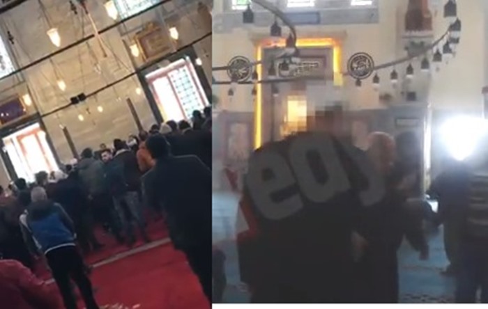 Camilerde cemaatle namaz kılma kavgası