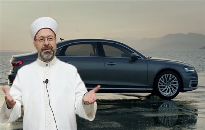 Diyanet İşleri Başkanı Erbaş’ın Audi sevdası! İBB’nin aracını tepe tepe kullanmış
