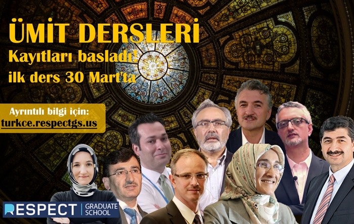 Respect Graduate School’da ‘Ümit Dersleri’ başlıyor