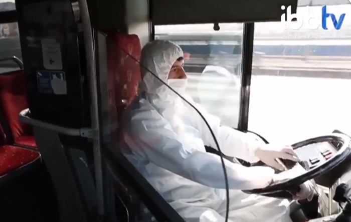 Metrobüs şoförleri koruyucu tulumla çalışacak