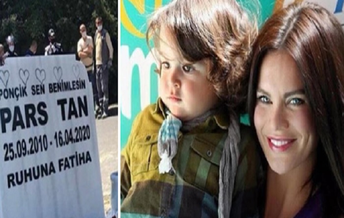Ebru Şallı’dan oğlunun mezar taşına duygusal mesaj!