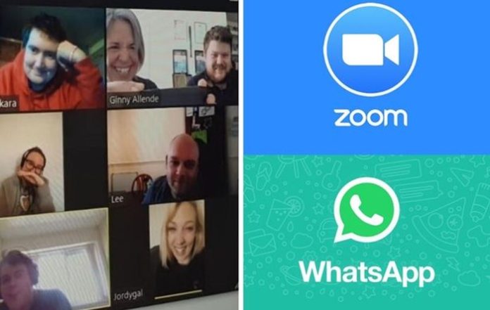 whatssap, zoom
