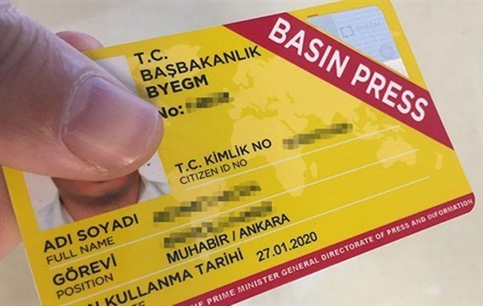 Basın kartı sayısı son bir yılda 770 azaldı