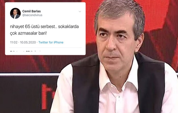 Yandaş A Haber yorumcusu Cemil Barlas’tan yaşlılara hakaret: Azmasalar bari!