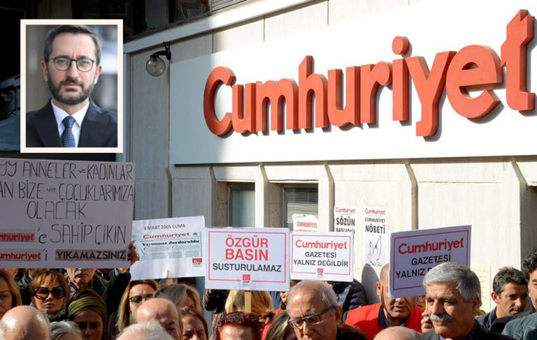 Cumhuriyet’e ‘Fahrettin Altun’ cezası!