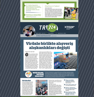 Tr724 | 12 Mayıs 2020 Salı 1.SAYFA