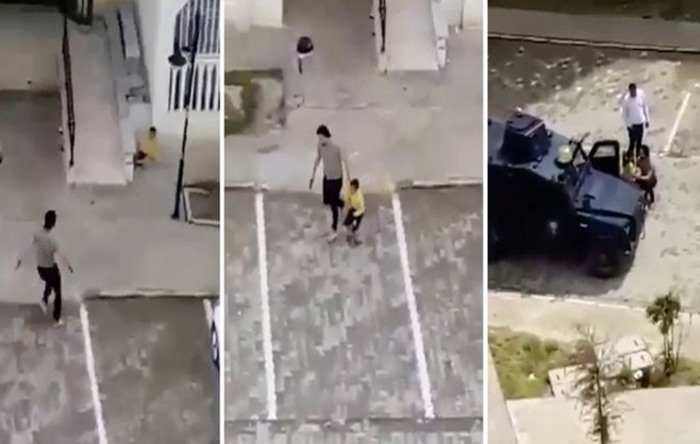 Polis küçük çocukları silahla kovaladı, engelli çocuk korkudan altını ıslattı