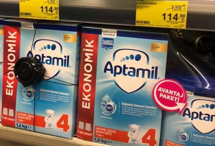 Bebek mamalarına da çalınmaya karşı alarm takıldı!