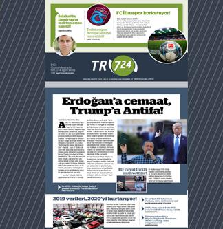Tr724 | 4 Haziran 2020 Perşembe 1.SAYFA