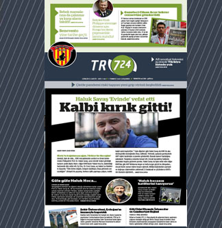 Tr724 | 1 Temmuz 2020 Çarşamba 1.SAYFA