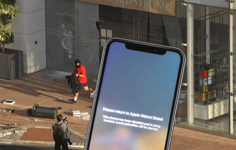 Apple, yağmalanan telefonları blokladı: Mağazaya geri götürün!