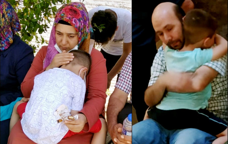 Annesi ve babası birer gün arayla tutuklanan Ahmet, kanser hastası dedeye emanet