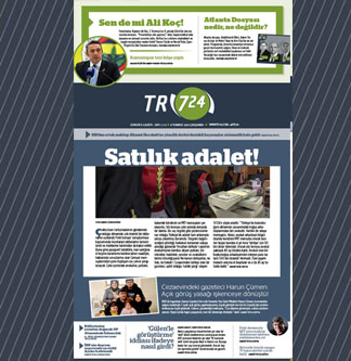 Tr724 | 8 Temmuz 2020 Çarşamba 1.SAYFA