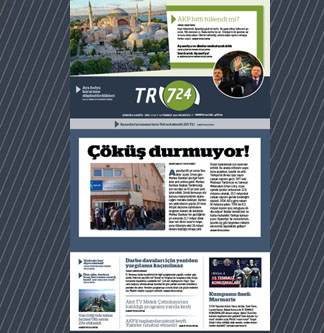 Tr724 | 13 Temmuz 2020 Pazartesi 1.SAYFA