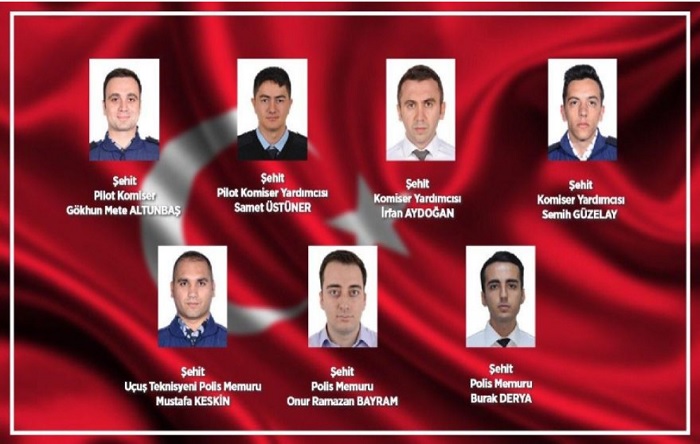 Van’da düşen uçaktaki şehitlerin kimlikleri belli oldu