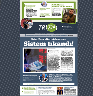 Tr724 | 7 Ağustos 2020 Cuma 1.SAYFA
