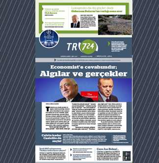 Tr724 | 18 Ağustos 2020 Salı 1.SAYFA