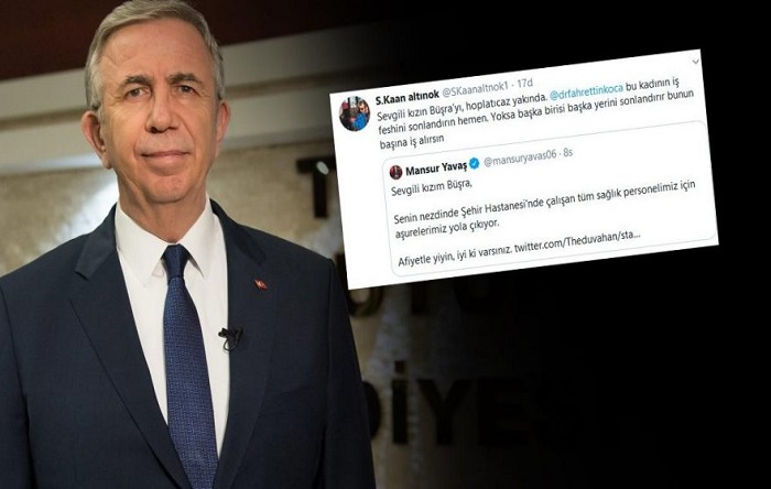 Mansur Yavaş’tan aşure isteyen hemşireyi tehdit ettiler!