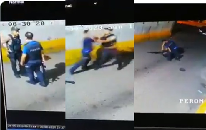 Şırnak’ta polis ile bekçi ellerindeki silahlarla kavga etti: O anlar kayda girdi!