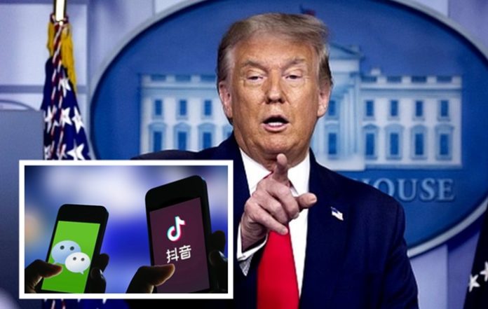 TikTok ve WeChat, trump