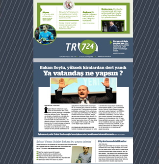 Tr724 | 24 Eylül 2020 Perşembe 1. SAYFA