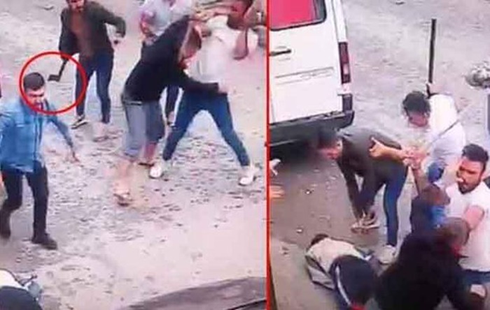 Komşularına balta ve demir sopalarla saldıran 3 kişi tutuklandı