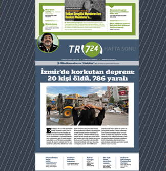 Tr724 | 31 Ekim – 1 Kasım 2020 Haftasonu 1. SAYFA