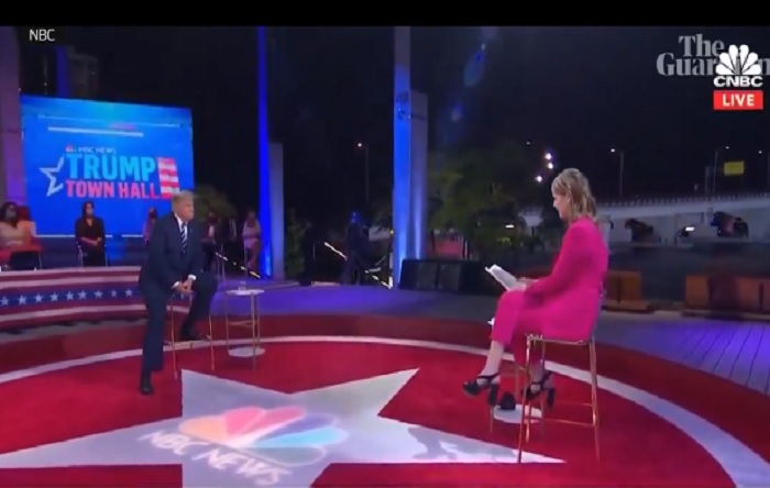 NBC sunucusundan Trump’a tepki: Siz başkansınız. İstediğini retweet eden amcalardan değilsiniz