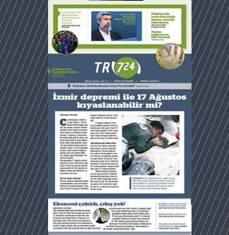 Tr724 | 4 Kasım 2020 Çarşamba 1. SAYFA