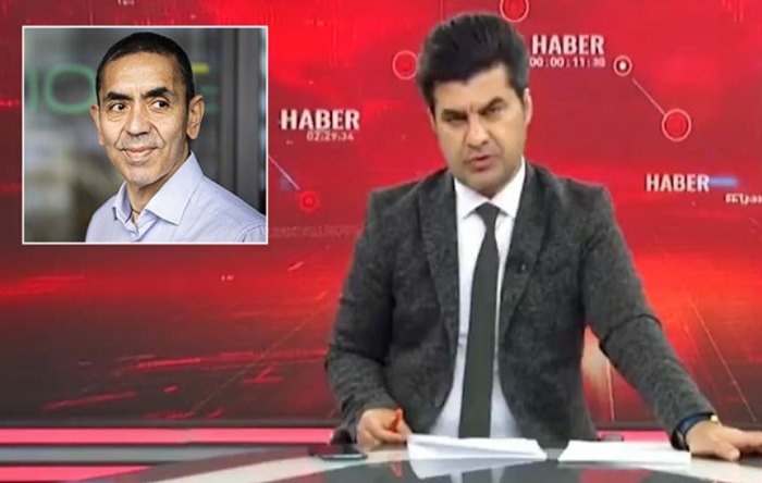 Akit TV spikeri, Prof. Dr. Uğur Şahin’in Türkçesi ile dalga geçti