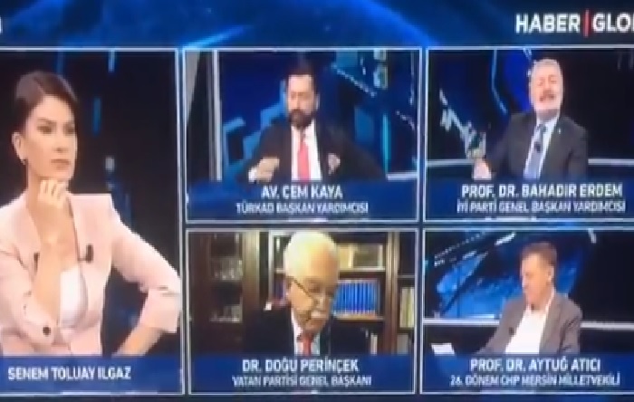 Perinçek’e canlı yayında sert sözler: “Millet sizden bıktı”