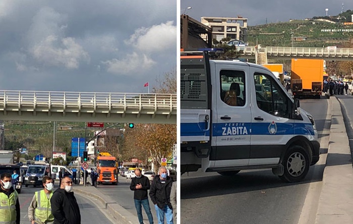 AKP’li belediye, İBB ekiplerinin yolunu kesti