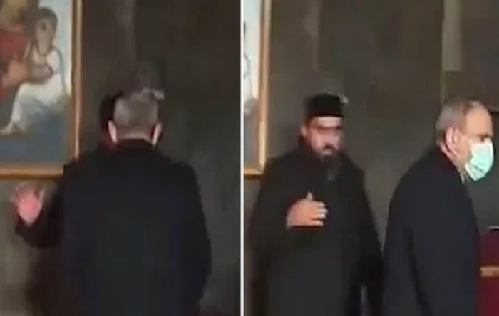 Ermenistan Başbakanı Paşinyan’a papazdan tepki