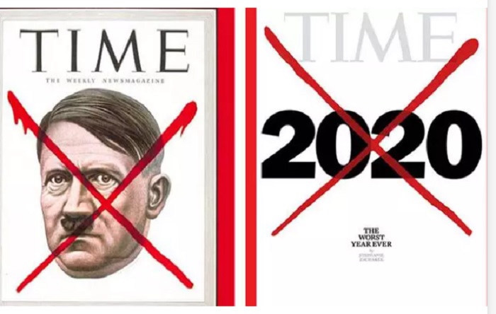 Time’dan 2020 yılına özel kapak! İlk kez Hitler için kullanılmıştı