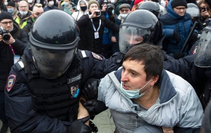 Navalny, protesto