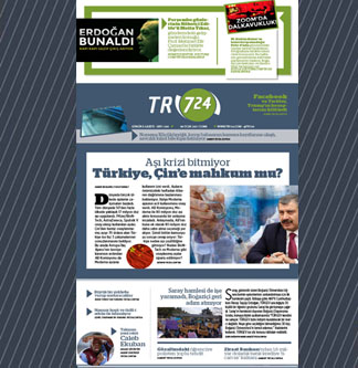 Tr724 | 8 Ocak 2021 Cuma 1. SAYFA