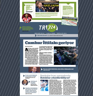 Tr724 | 4 Şubat 2021 Perşembe 1. SAYFA
