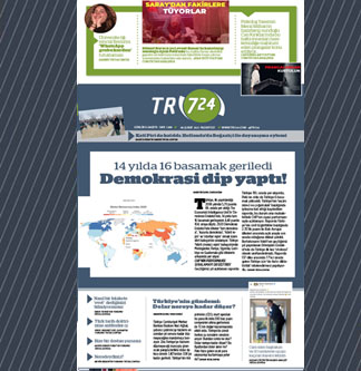 Tr724 | 8 Şubat 2021 Pazartesi 1. SAYFA