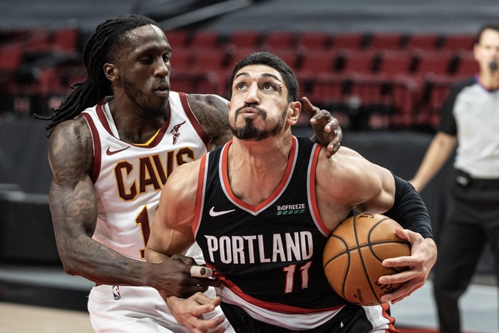 Blazer, Cavaliers’i farklı yendi, Enes Kanter 10 maçta 9’uncu double-double’ını yaptı: 129-110