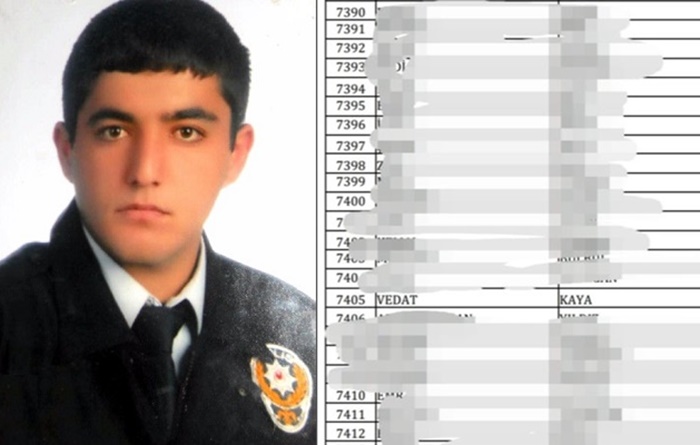 Gara’da şehit olan polis memuru kaçırıldıktan sonra KHK ile ihraç edilmiş