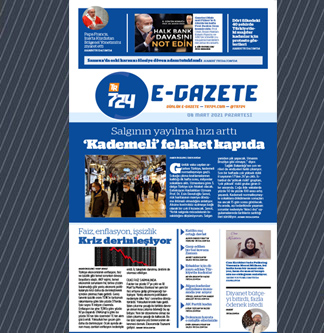 Tr724 | 8 Mart 2021 Pazartesi 1. SAYFA