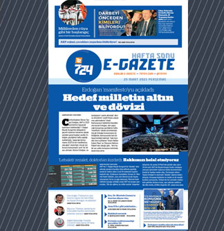 Tr724 | 25 Mart 2021 Perşembe 1. SAYFA